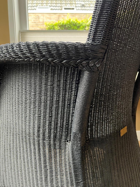 Lloyd Webstuhl-Set Dunkelblau – Lloyd Loom, Sessel, Glass, Metal (photo 5 of 7)
