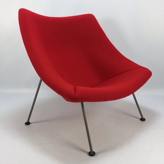 Image 1 of Vintage Oyster armchair with ottoman by Pierre Paulin for Artifort, 1965