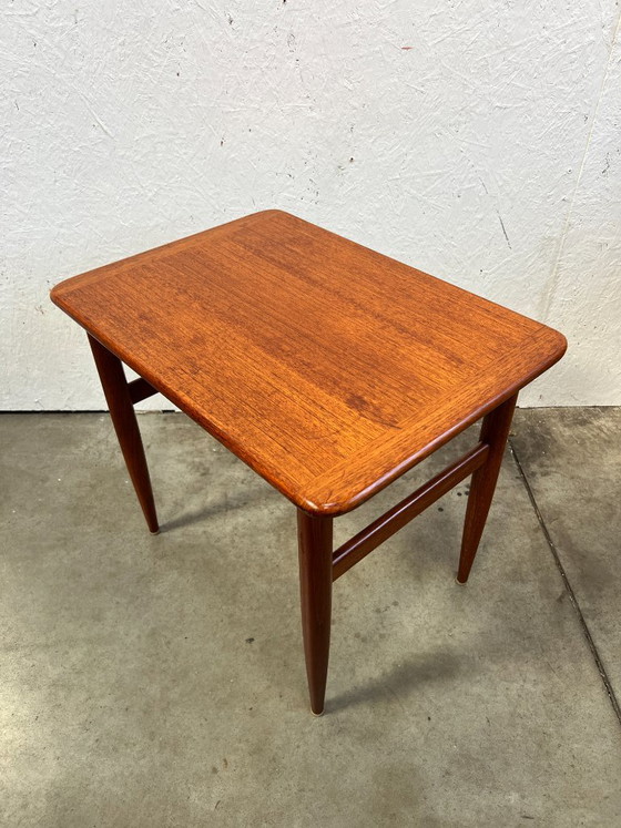 Vintage Teak Side table, Hmb Möbler, Sweden 1960s, Mobler, Wood, Brown (photo 9 of 13)