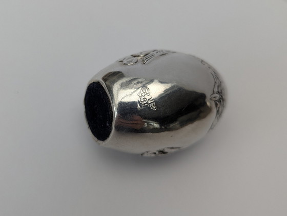 Image 1 of 2 œufs grecs orthodoxes argentés