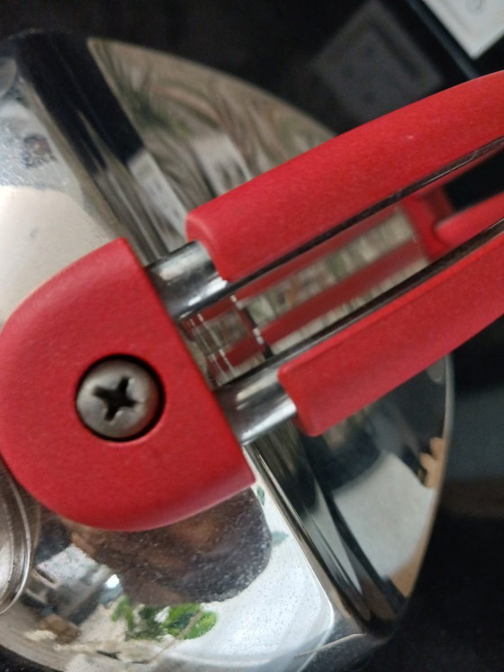 Carlo Giannini, Bouilloire Sifflante Modèle 'Arabica' – Accessoires de cuisine, Plastic, rvs (photo 4 of 10)