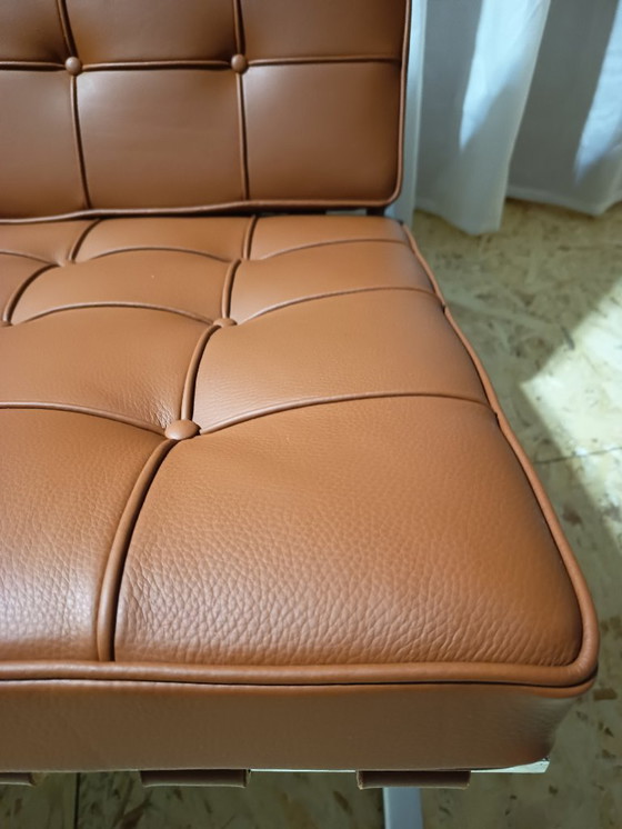 Image 1 of Sillones KNOLL Studio Barcelona (NUEVA Serie 2026) en piel natural (color coñac)