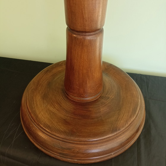 Image 1 of Antieke piëdestal / sokkel – Napoléon III stijl – 19e eeuw – massief notelaar