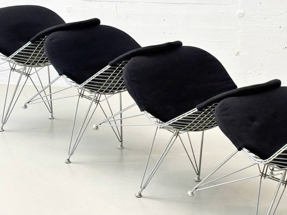 Image 1 of Set of 4 Mid - Century DKR Bikini chairs by Charles Eames for Vitra