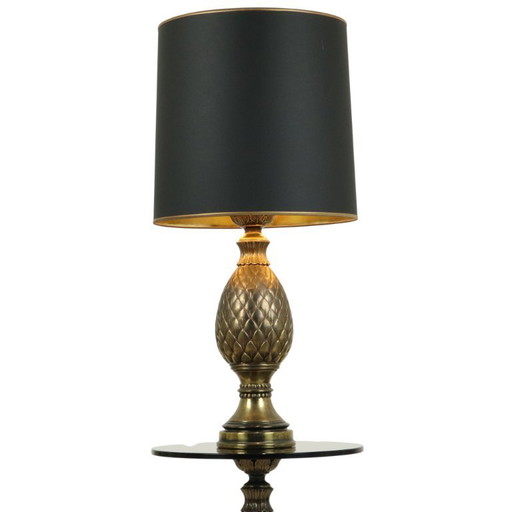 Rare Set Pineapple Lamp and Table Deknudt