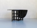 Zwart gebeitst essenhouten tafel van Charles R. Mackintosh, Cassina-editie