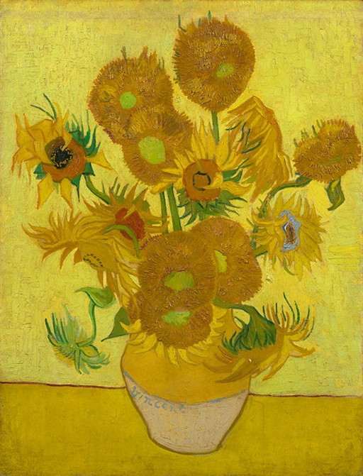Vincent van Gogh – Sonnenblumen (auf Leinwand)