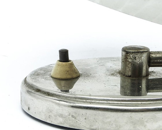 Art Deco Bedside Lamp from Polam, 1950s – Table lamps, Glass, Metal (photo 2 of 8)