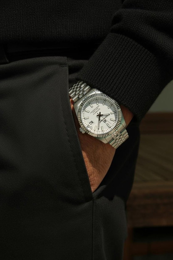 Image 1 of Reloj automático de acero Giren Dupre Solodata 39