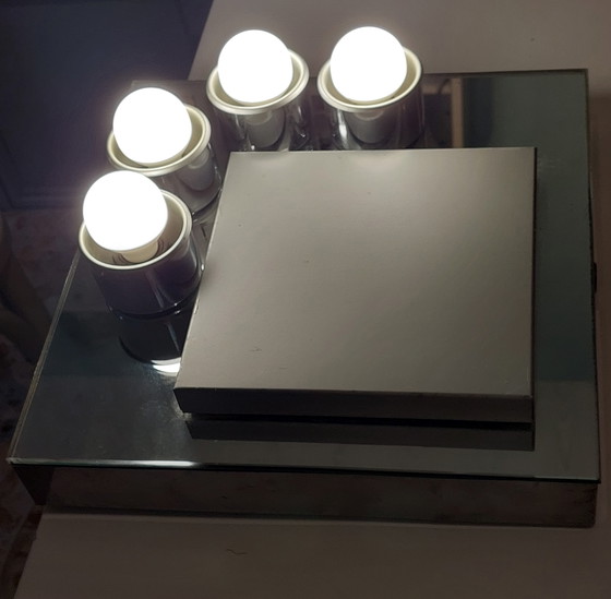 Image 1 of Italienische Wand- oder Deckenleuchte im Space-Age-Stil von Veca. Mid-Century-Design.