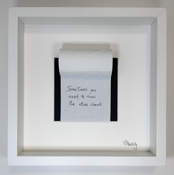 Image 1 of Manchmal muss man die andere Wange hinhalten, vom internationalen Künstler T P Hardisty