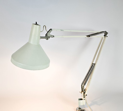Hala Zeist - lampada da architetto - lampada da parete - Busquet - bianco sporco - anni '60