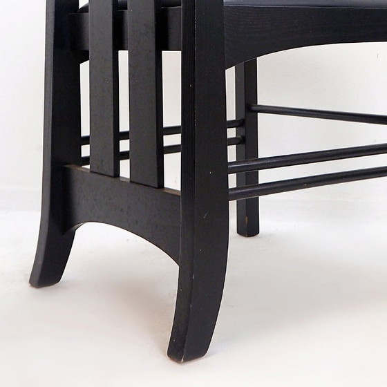 Image 1 of Paar "Ingram"-Hochlehner-Stühle von Charles Rennie Mackintosh für Cassina, 1980er Jahre