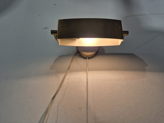 Image 1 of Jacques Biny brass wall lamp 1940s/50s