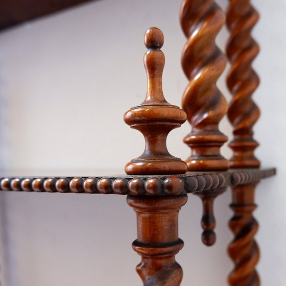 Image 1 of Antique "coil" style bookcase - Early 20th century