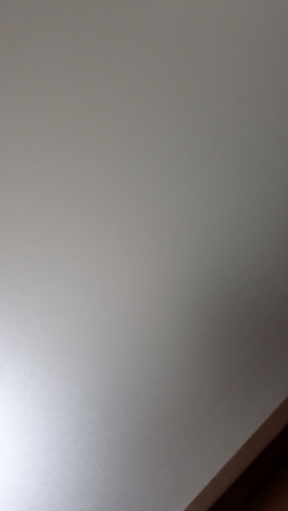 Image 1 of cherry wood red coffee table with sleek glass top from 1996