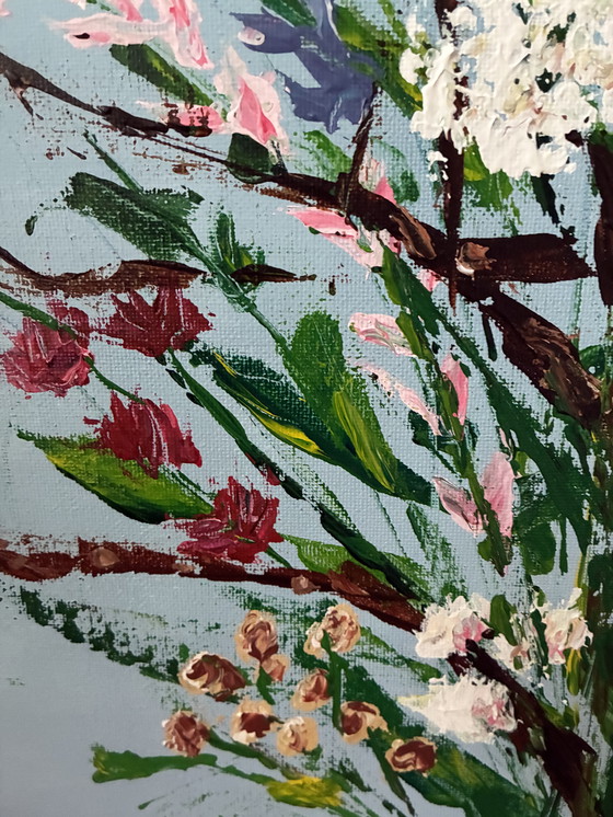 Image 1 of Dipingere fiori di campo in un vaso