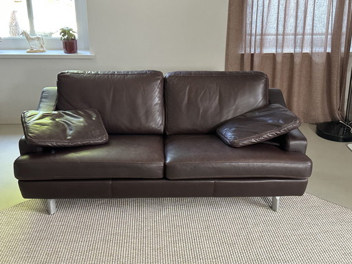 2 leather sofas by Rolf Benz