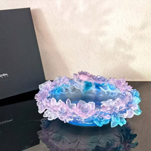 Bol « Sweet Garden », L 32 cm par Daum