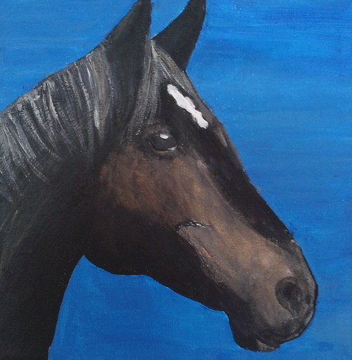 horse paintings 3 pieces