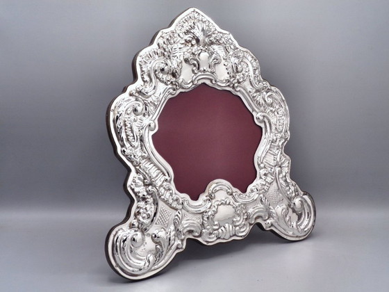 Image 1 of "Cartagloria" lijst/spiegel van 925 zilver, 30x30 cm