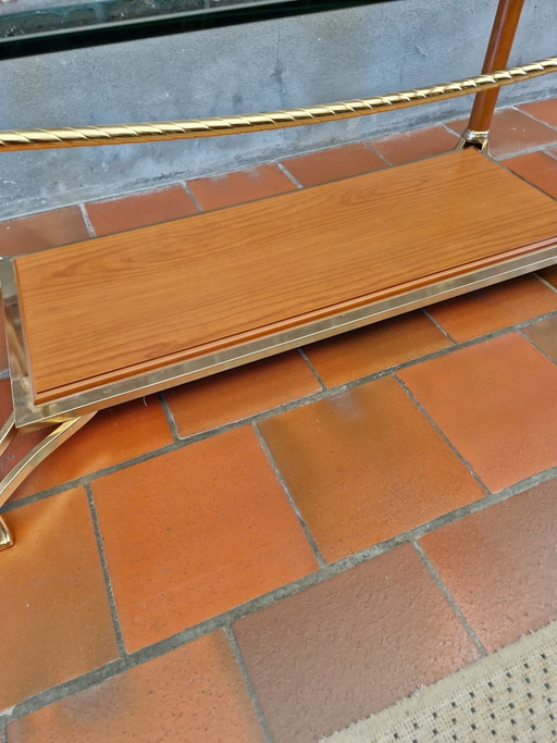 Vintage Hollywood Regency Coffee Table – Curvasa Muebles – 1970s – salontafels, Glass (photo 2 of 5)