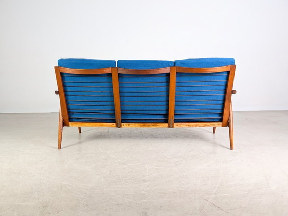 Image 1 of Divano originale Mid-Century in teak vintage, design danese del 1960 MCM