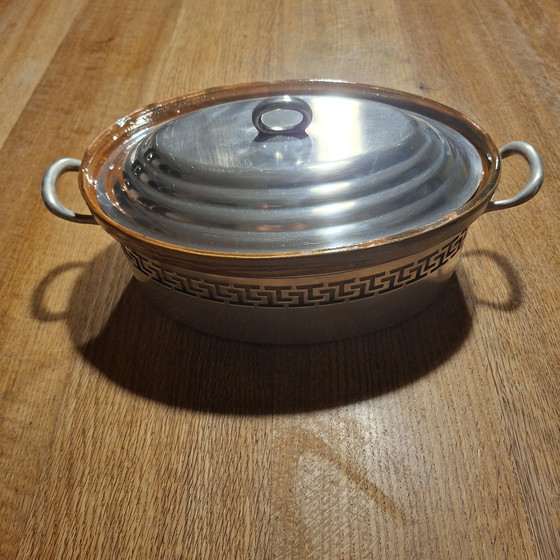 Image 1 of Wiskemann oven dish with silver-plated holder