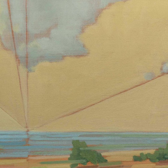 Image 1 of Tussen Hemel en Aarde, olieverf op doek, 83 x 50 cm, Sandra Kolondam