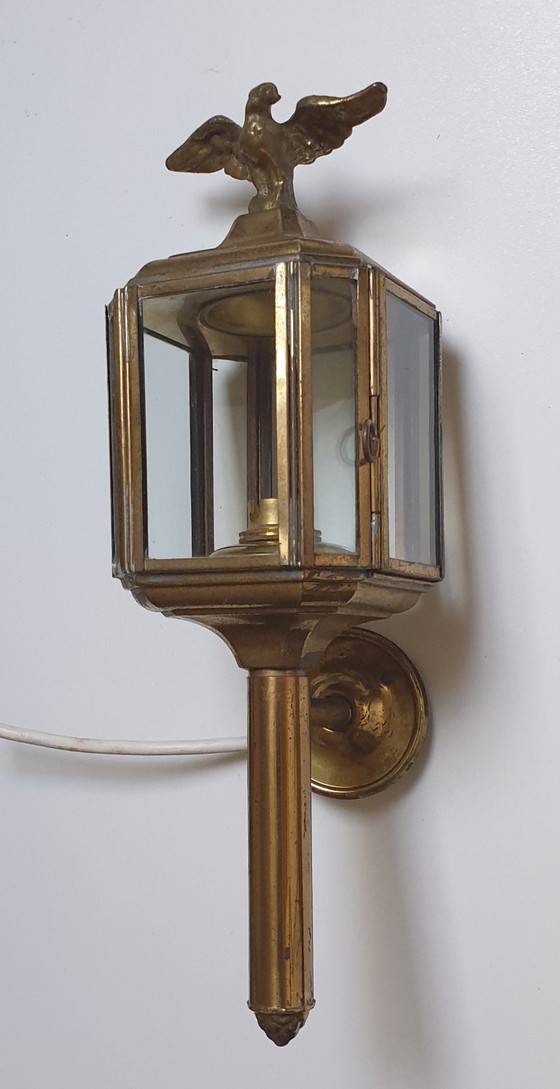2 lanterne antiche lampade da carrozza lampade da esterno – Applique, Ottone (photo 10 of 27)