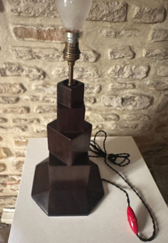 Image 1 of Cubist Art Deco Lamp