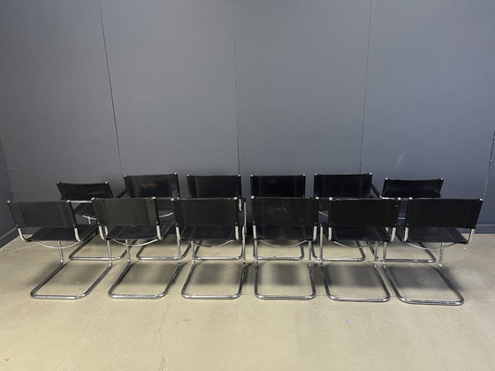 Image 1 of Mart Stam per Fasem, sedie a sbalzo, modello 'S33' - set da 12