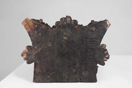 Image 1 of Altes, handgeschnitztes Kapitell einer korinthischen Säule, Frankreich, 18.