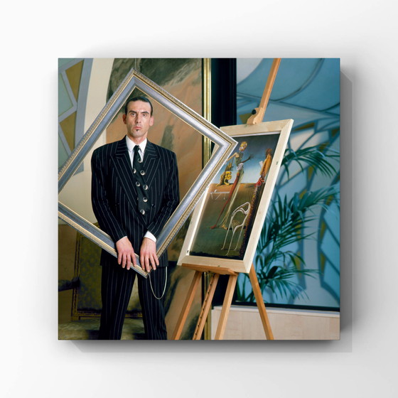 Image 1 of 1x Fine Art Print – Jules Deelder in Picture Frame ca 1975