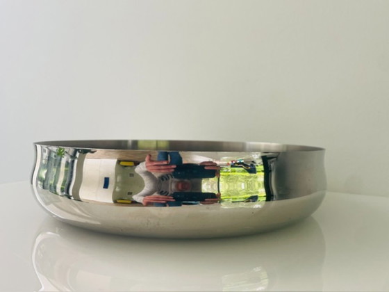 Image 1 of Vintage Erik Bagger design bowl – Danish stainless steel design