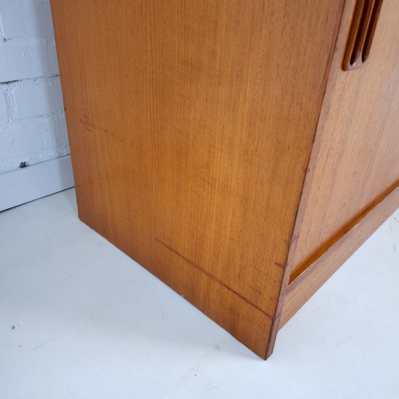 Image 1 of Armario de pared antiguo de teca, diseño danés, década de 1970.