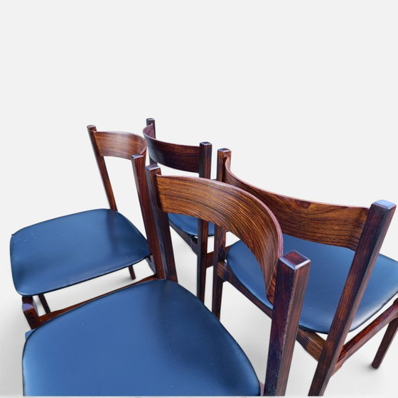 4x Gianfranco Frattini Stuhl Cassina 1960er Jahre Italien Palisanderholz Wunderschöne Stühle, entworfen von (photo 10 of 12)