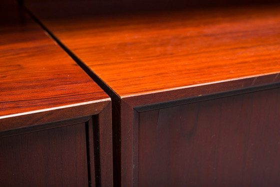 Image 1 of  Mensole da parete modulari in palissandro tedesco di IDEE Mobel, anni '60, set di 25 pezzi