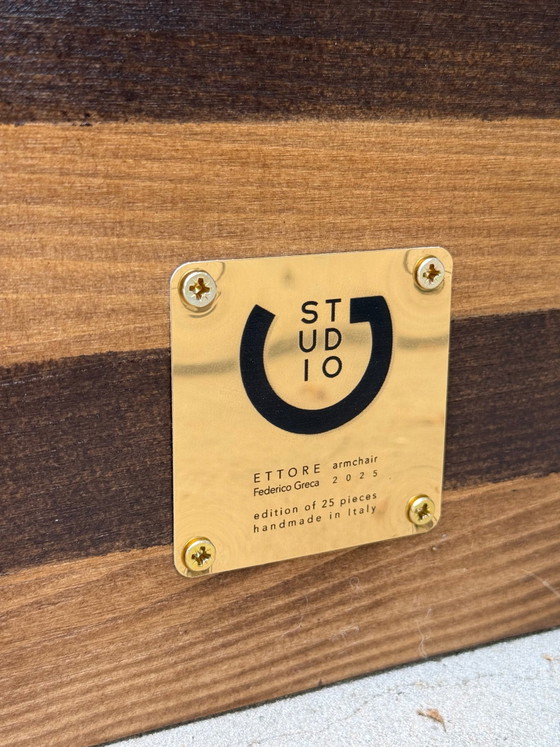 Studio Greca Ettore Modernist Ode – Sedia di Design da Collezione Edizione Limitata – Sedie da pranzo, Legno (photo 5 of 6)