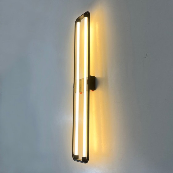 Image 1 of Black Neon Wall Lamp by Gian N. Gigante for Zerbetto, 1980s