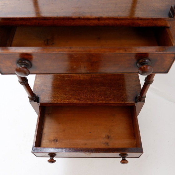 Image 1 of English 19th Century Mahogany Whatnot Shelf