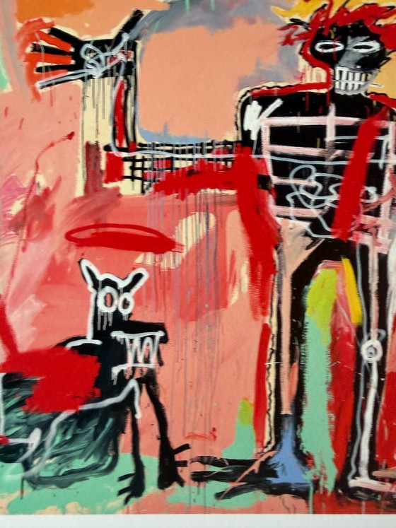 Jean Michel Basquiat (1960–1988), Junge und Hund in einer Johnnypump, 1982, Copyright Nachlass von Jean (photo 6 of 6)
