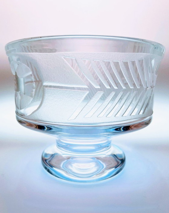 Image 1 of Rare millésime suédois- Bertil Vallien - IKAROS- grand bol des années 1960