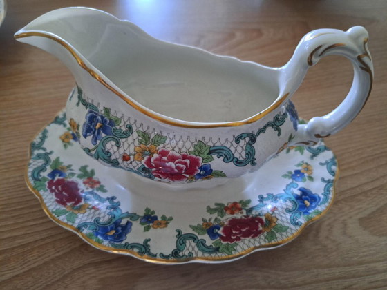 Image 1 of Engels servies, vermoedelijk bijna 100 jaar oud. 