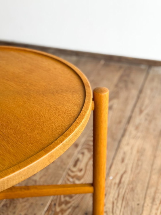 Image 1 of Dienbladtafel AT 35 / PP 35 van Hans J. Wegner voor Andreas Tuck