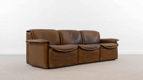 Image 1 of Modular De Sede Sofa DS-12 in Cognac Leather, 70s