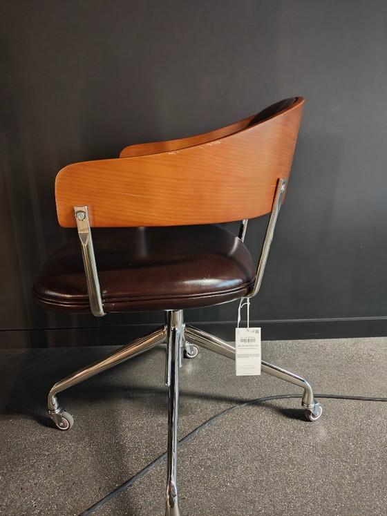 Zara Home Office Stuhl – Bürostühle, Leather, Wood (photo 4 of 5)