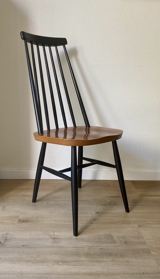 Sedia vintage scandinava con struttura a fuso - Svezia anni '60/'70 / probabilmente Nesto Möbler (photo 2 of 8)