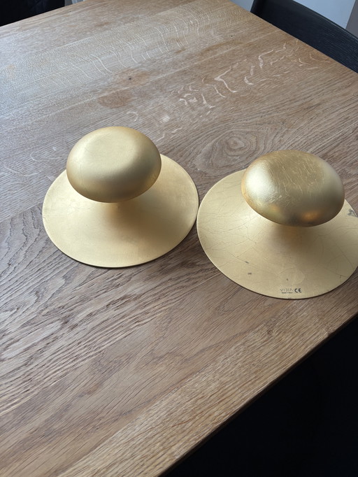 2x entonnoir Vibia 2012 feuille d'or