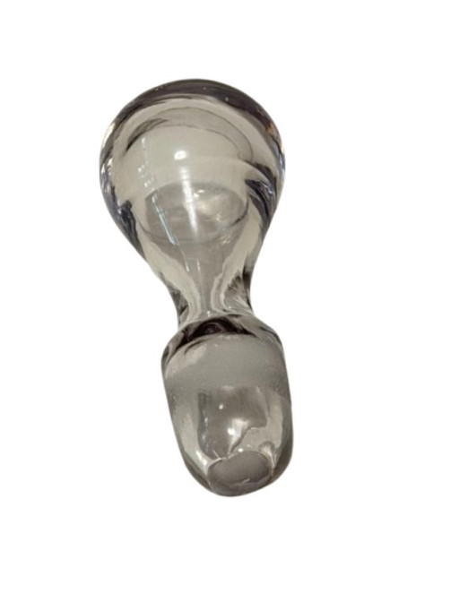 "Klukflaske" blown glass bottle - Holmegaard Vintage 1950s-1970s